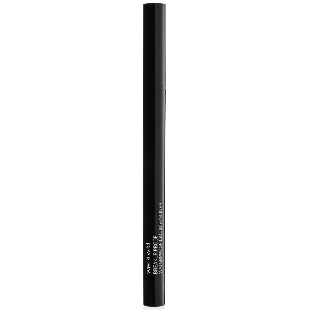 Wet n wild | Breakup Proof Waterproof Liquid Eyeliner | Product front facing cap on, with no background