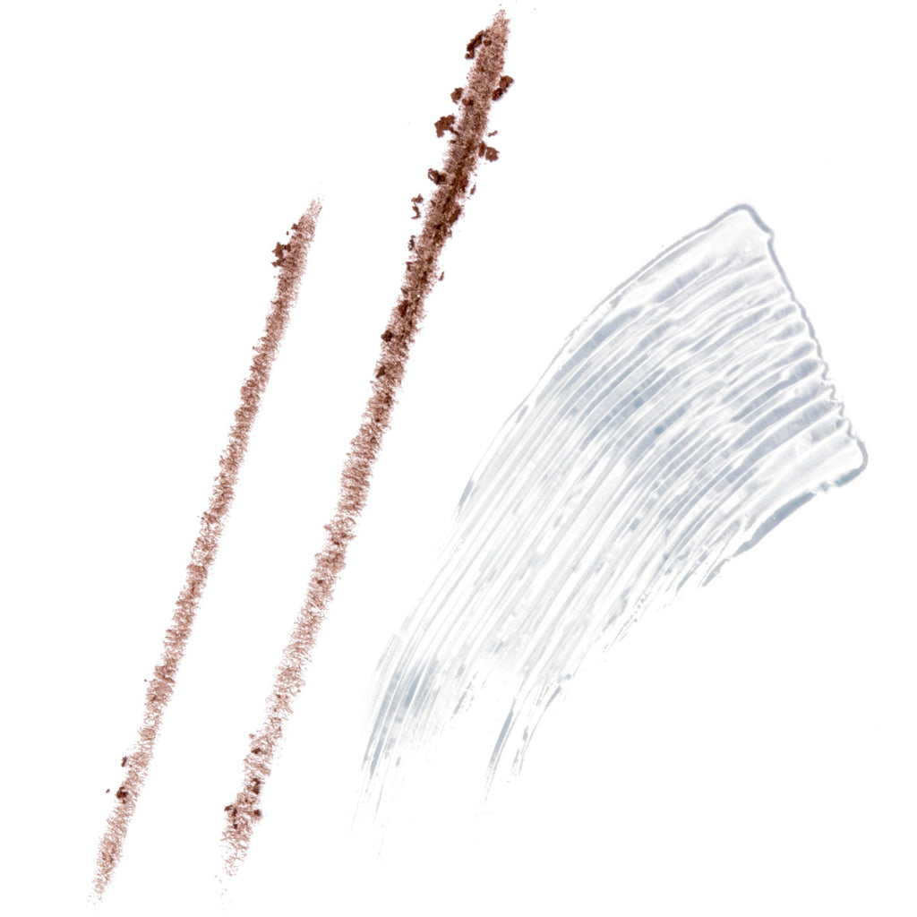 Wet n wild | Ultimate Brow Brow Maximizer Powder + Gel Duo- Neutral Brown | Product swatch, with no background