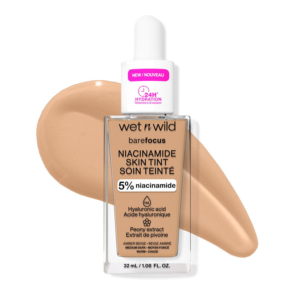 Bare Focus Niacinamide Skin Tint | Amber Beige - wet n wild Beauty