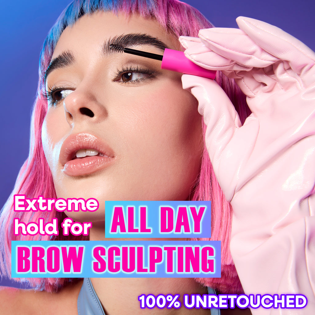 wet n wild mega stay extreme hold brow gel application