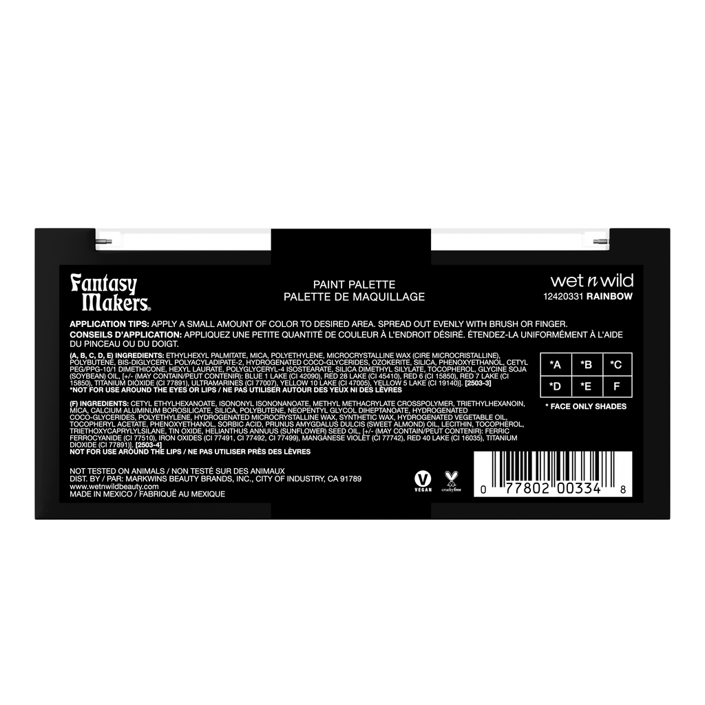 PAINT PALETTE | RAINBOW - wet n wild Beauty