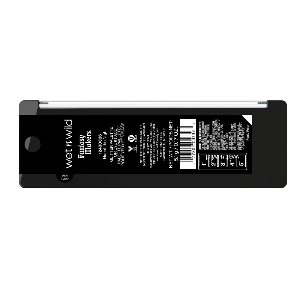 GLITTER PALETTE FOR EYE & FACE | HAUNT THE NIGHT - wet n wild Beauty