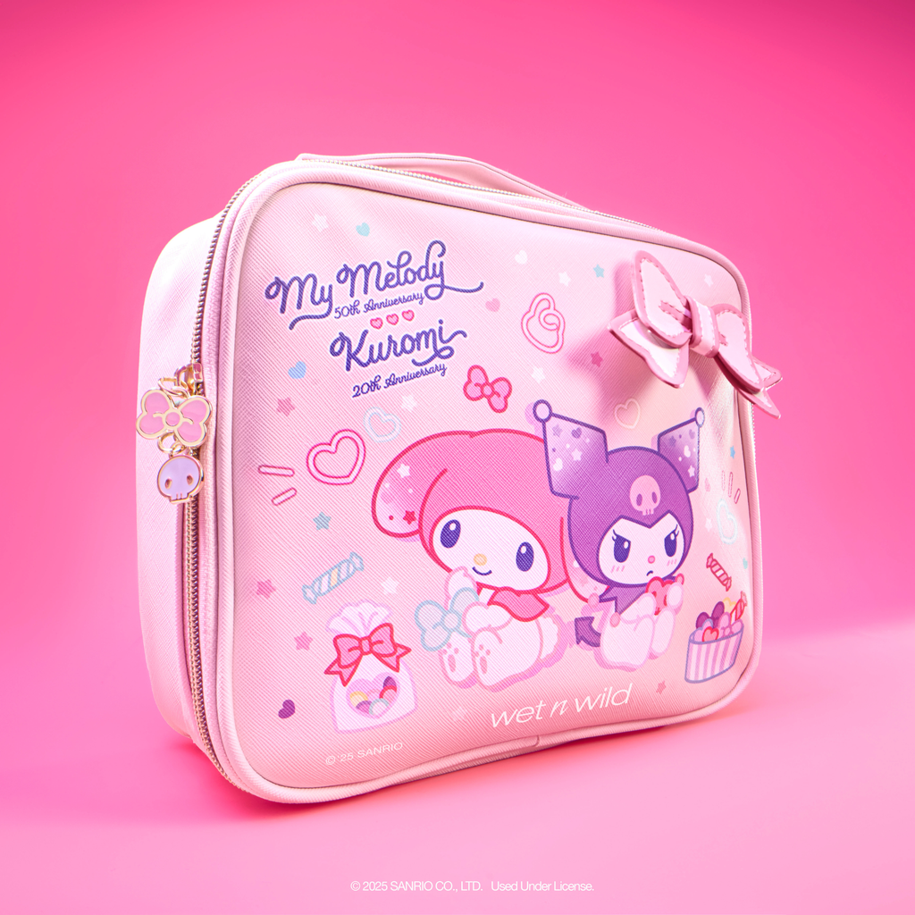 MY MELODY & KUROMI MAKEUP BAG | PINK - wet n wild Beauty