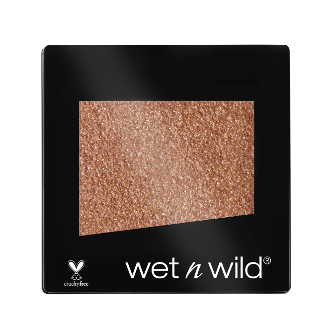Color Icon Glitter Single-Nudecomer - Product front facing with cap off on a white background