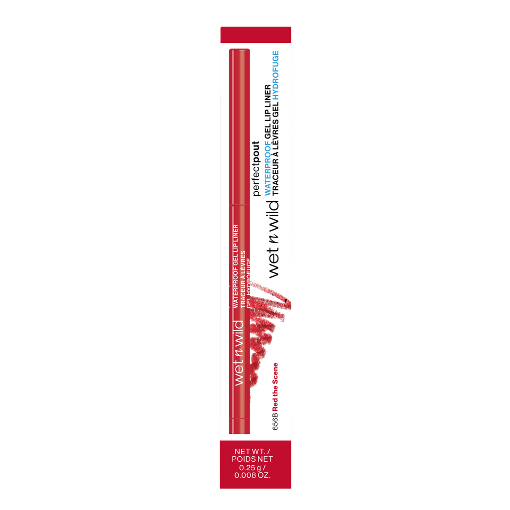 Perfect Pout Gel Lip Liner -Red The Scene - wet n wild Beauty