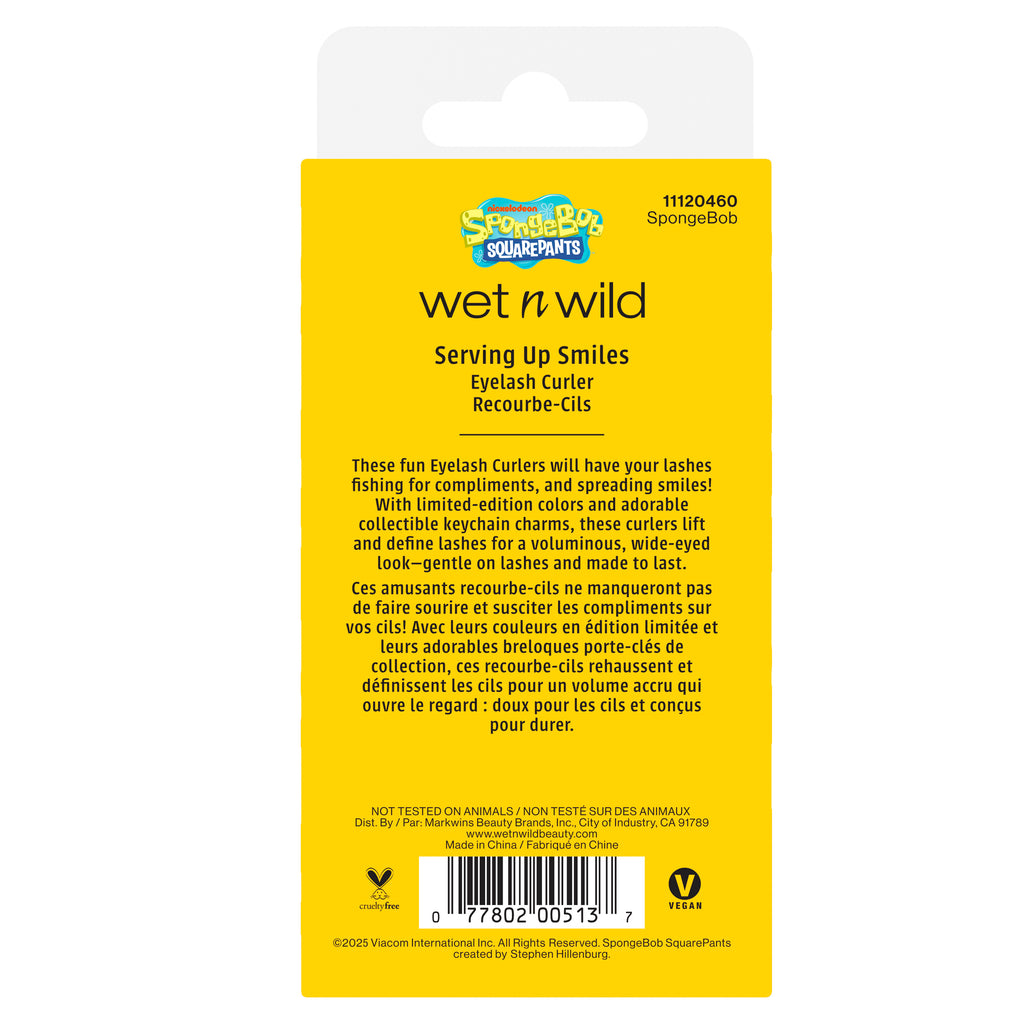 SERVING UP SMILES EYELASH CURLER | SPONGEBOB - wet n wild Beauty