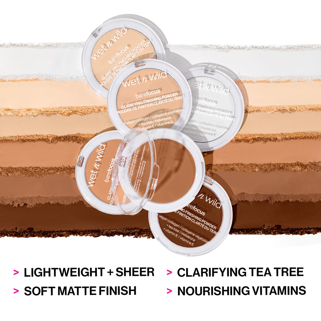 Bare Focus Clarifying Finishing Powder-Tan-Dark