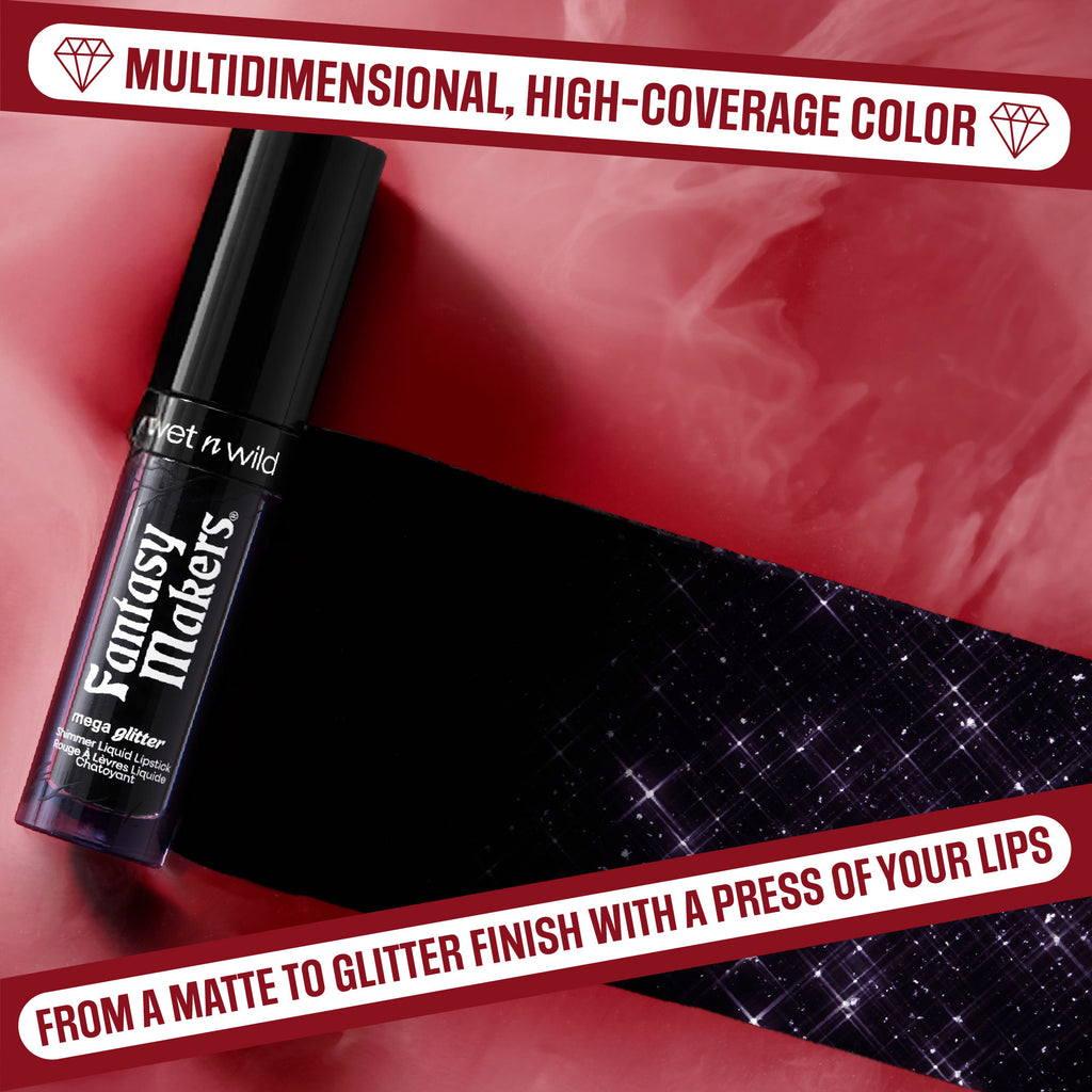 MEGA GLITTER SHIMMER LIQUID LIPSTICK | SPELL BOUND - wet n wild Beauty