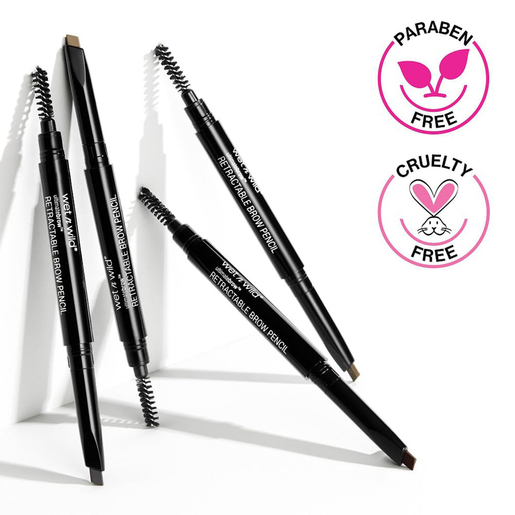 Wet n wild | Ultimate Brow Retractable-Medium Brown | Product front facing cap off