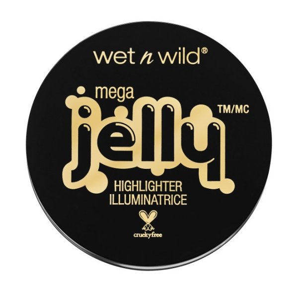 Wet n wild | Mega Jelly Highlighter | Product front facing cap on, with no background