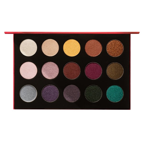 Wet n wild | THE METALLIC PALETTE | Product front facing lid opened, with no background