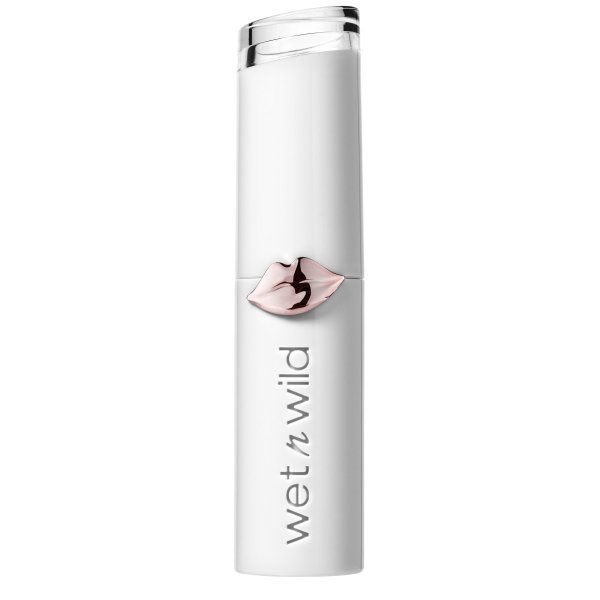 Wet n wild | Mega Last High-Shine Lip Color- Peach Please | Product front facing cap on, with no background