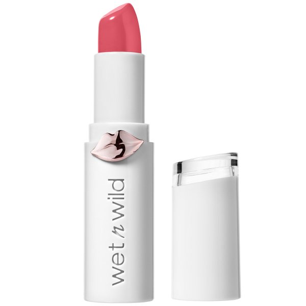 Wet n wild | Mega Last High-Shine Lip Color- Pinky Ring | Product front facing cap off, with no background