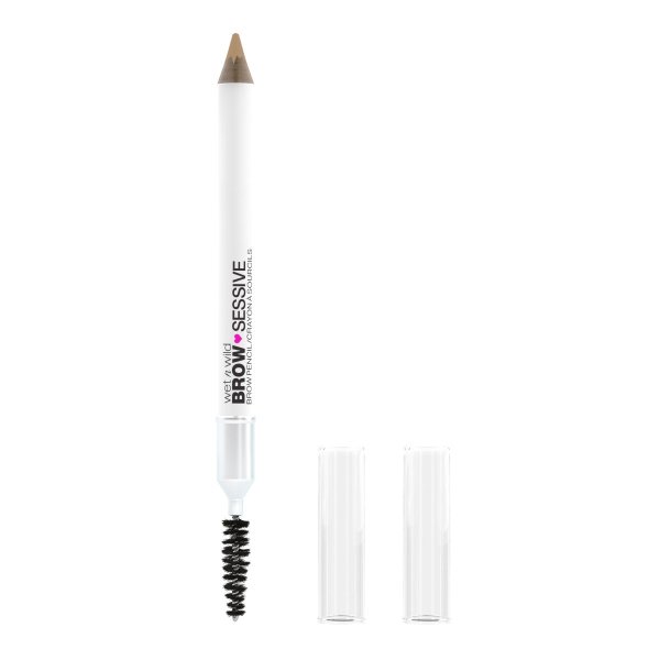 Wet n wild | Brow-Sessive Brow Pencil- Taupe | Product front facing cap off, with no background