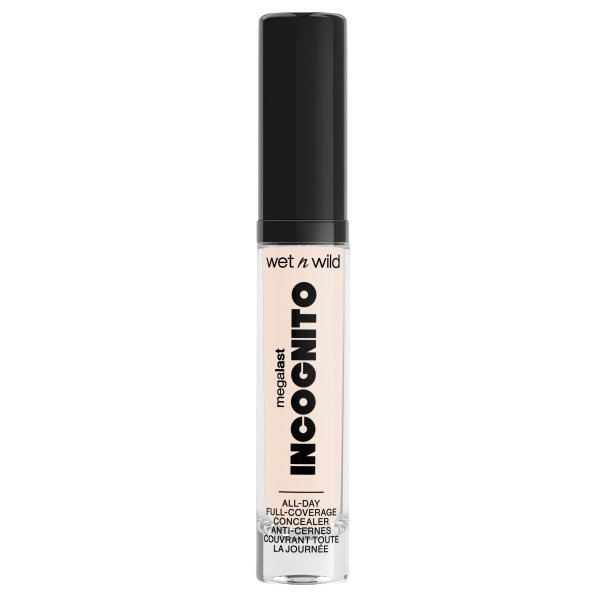 wet n wildWet n wild | Mega Last Incognito All-Day Full Coverage Concealer | Product front facing lid closed, with no background