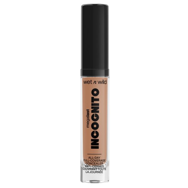 Wet n wild | Mega Last Incognito All-Day Full Coverage Concealer | Product front facing cap on, with no background