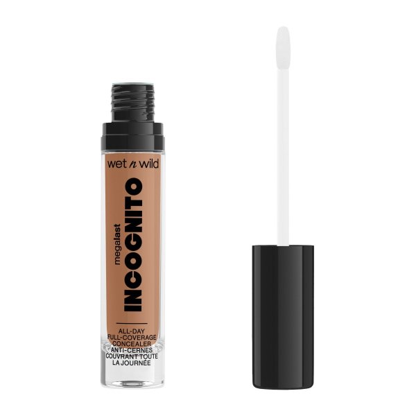 Wet n wild | Mega Last Incognito All-Day Full Coverage Concealer | Product front facing cap off, with no background