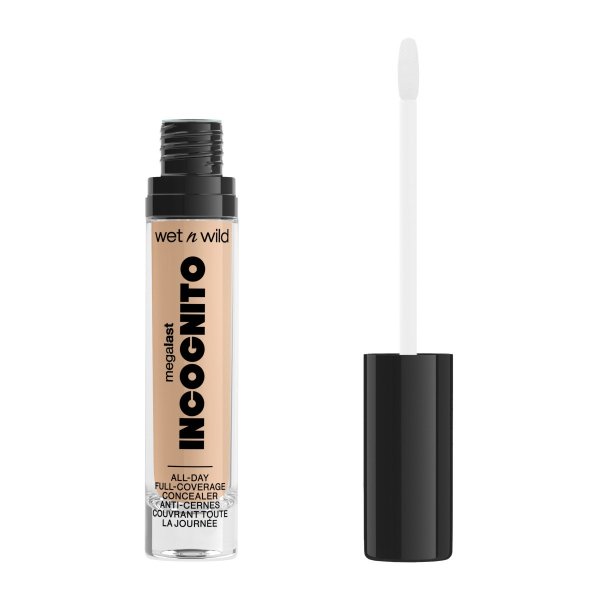 Wet n wild | Mega Last Incognito All-Day Full Coverage Concealer | Product front facing cap off, with no background