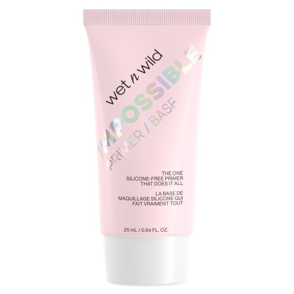 Wet n wild | Prime Focus Impossible Primer | Product front facing lid closed, with no background