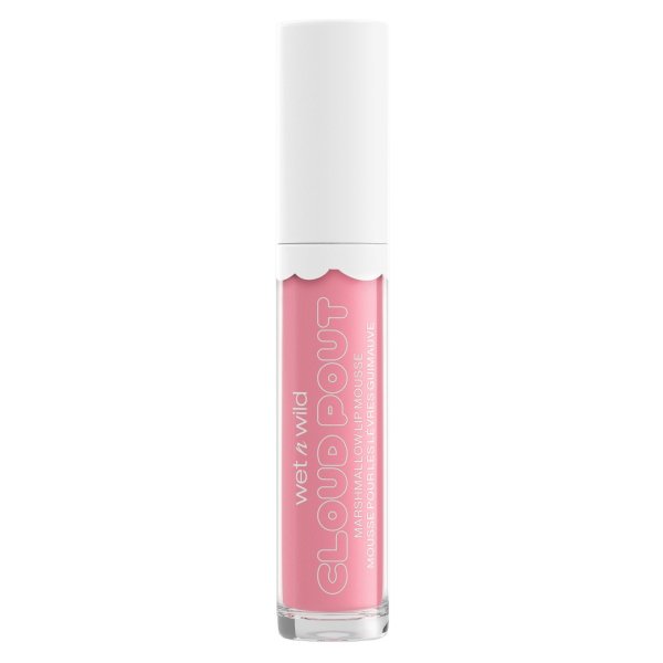 Wet n wild | Cloud Pout Marshmallow Lip Mousse- Cloud Chaser | Product front facing cap on, with no background