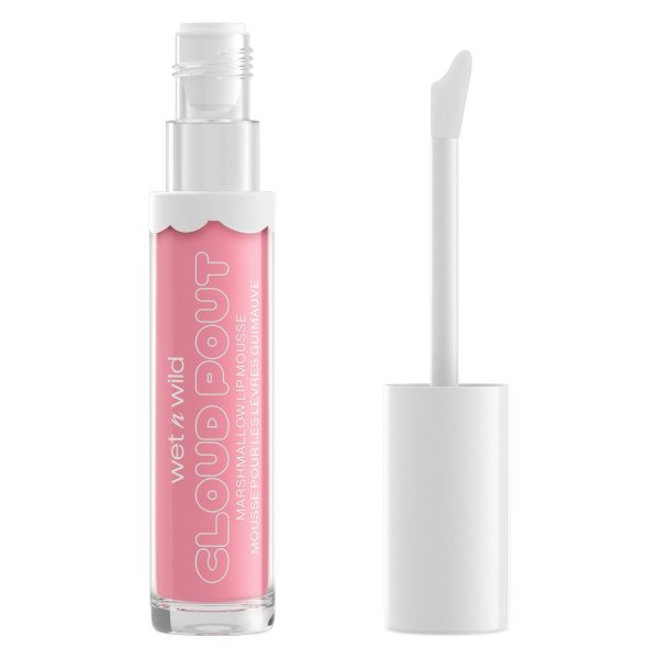 Wet n wild | Cloud Pout Marshmallow Lip Mousse- Cloud Chaser | Product front facing cap off, with no background