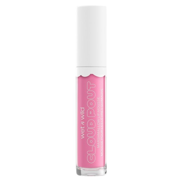 Wet n wild | Cloud Pout Marshmallow Lip Mousse- Cotton Candy Skies | Product front facing cap on, with no background