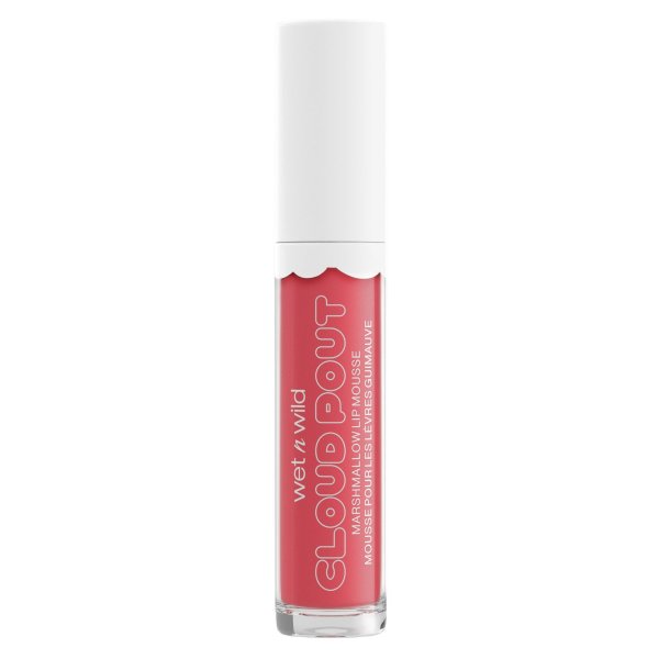 Wet n wild | Cloud Pout Marshmallow Lip Mousse- Marshmallow Madness | Product front facing cap on, with no background