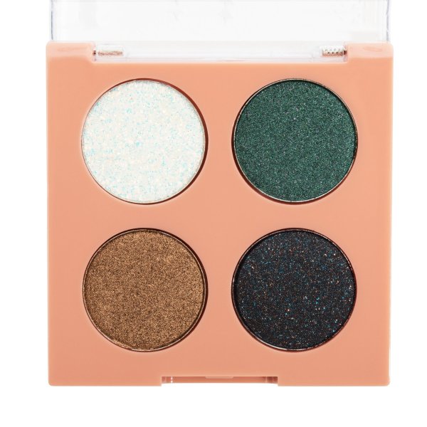 Wet n wild | STAR LUX SHADOW QUAD - EARTHDAY SUIT | Product front facing lid opened, with no background