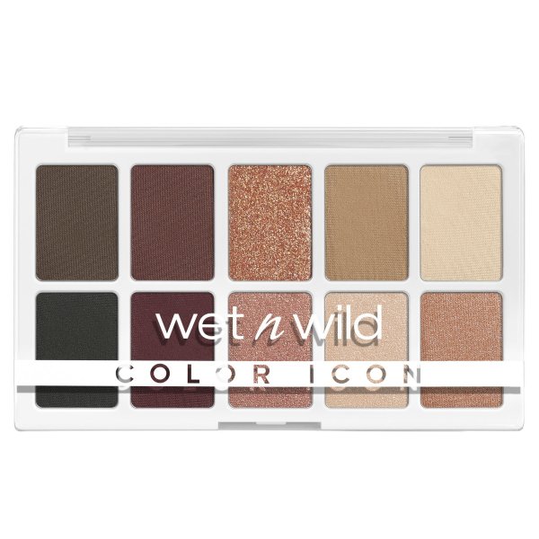 Wet n wild | COLOR ICON 10-PAN PALETTE (NUDE AWAKENING) | Product front facing lid closed, with no background