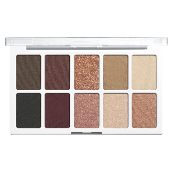 Wet n wild | COLOR ICON 10-PAN PALETTE (NUDE AWAKENING) | Product front facing lid opened, with no background