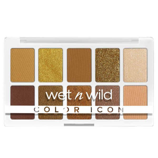 Wet n wild | COLOR ICON 10-PAN PALETTE (CALL ME SUNSHINE) | Product front facing lid closed, with no background