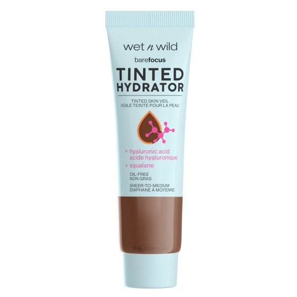 Wet n wild | Bare Focus Tinted Hydrator Tinted Skin Veil | Product front facing lid closed, with no background