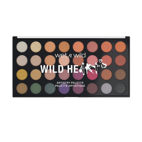 Wet n wild | WILD HEART ARTISTRY PALETTE | Product front facing lid closed, with no background