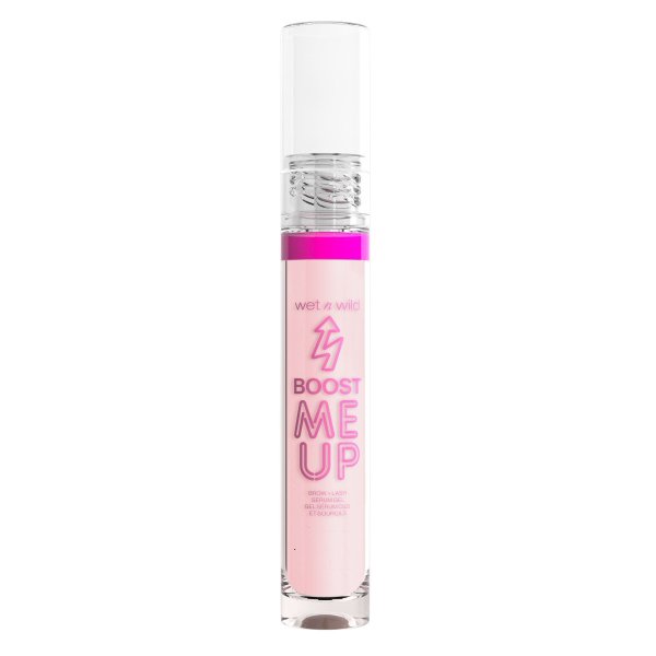 Wet n wild | Boost Me Up Brow & Lash Serum | Product front facing cap on, with no background
