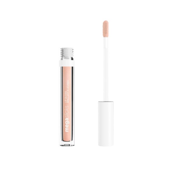 Wet n wild | MegaSlicks Lip Gloss-TuTu Sweet | Product front facing cap off, with no background