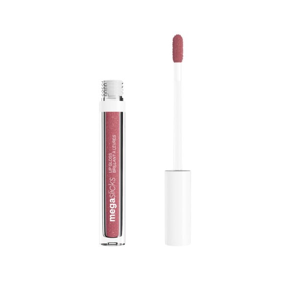 Wet n wild | MegaSlicks Lip Gloss-Past Curfew | Product front facing cap off, with no background