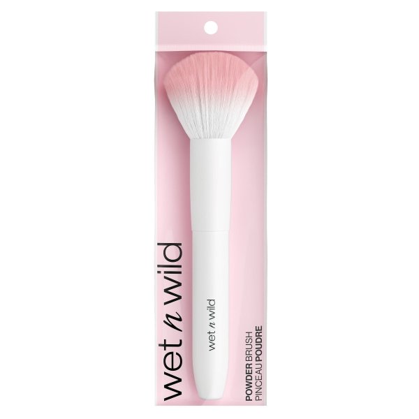 Wet n wild | Essential Powder Brush | Product front facing in packaging, with no background