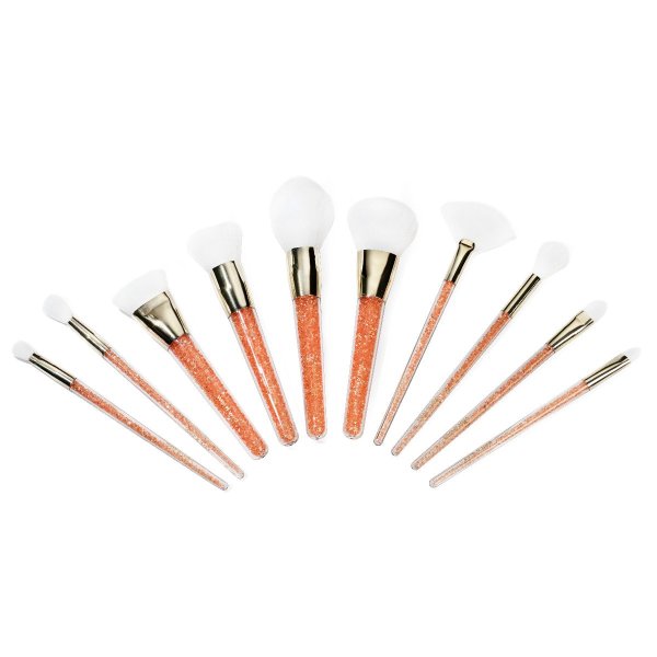 10 Piece Brush Set - Product front facing on a white background