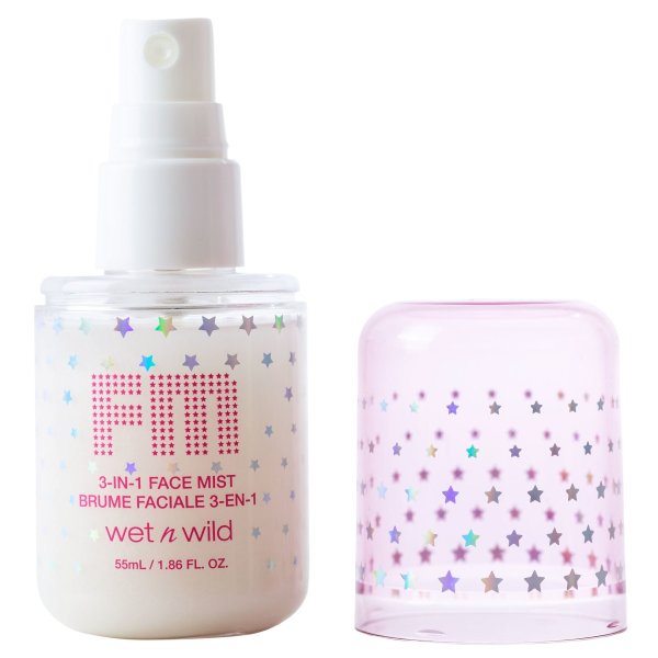 Wet n wild | Fantasy Makers 3-in-1 Face Mist - Mist Me | Product front facing cap off, with no background