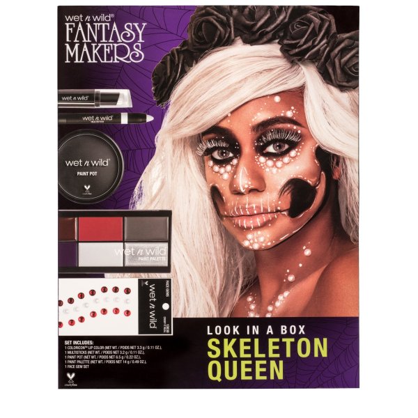 Fantasy Makers Skeleton Queen Set - Products laid out on a white background