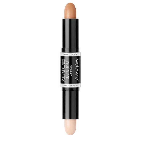 Wet n wild | MegaGlo Dual-Ended Contour Stick | Product front facing cap off, with no background