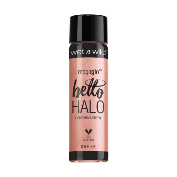 Wet n wild | MegaGlo Halo Liquid Highlighter | Product front facing cap off, with no background