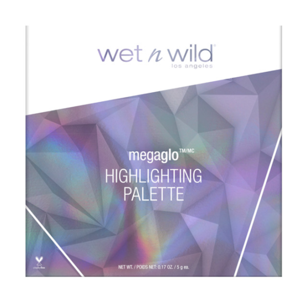 MegaGlo Highlighting Palette - Product front facing open on a white background