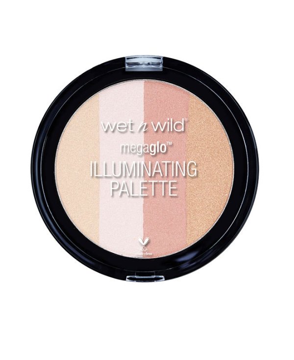 Wet n wild | MegaGlo™ Illuminating Powder-Catwalk Pink - MegaGlo™ Illuminating Powder | Product front facing lid closed, with no background