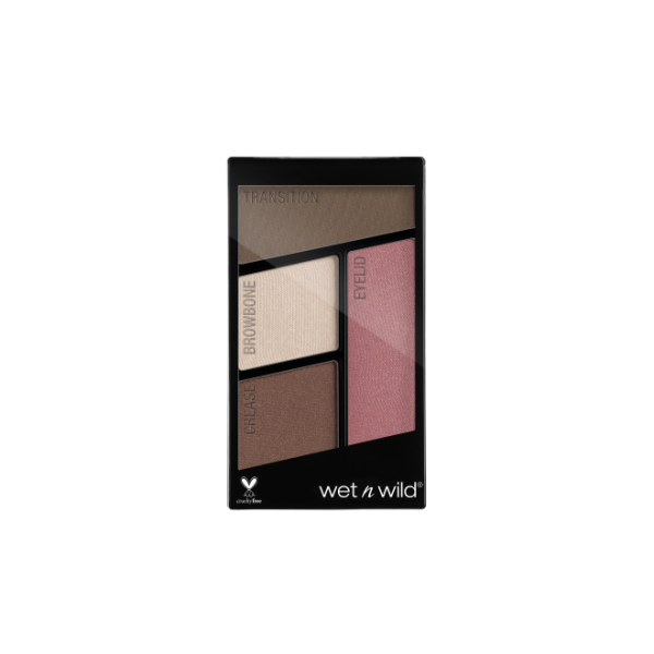 Color Icon Eyeshadow Quad-Sweet As Candy - Product front facing with cap off on a white background