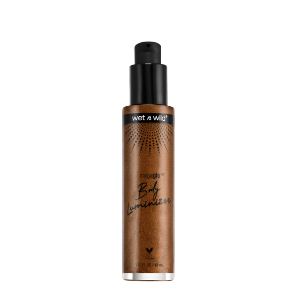 MegaGlo Body Luminizer- Invested In Bronze - Product front facing on a white background
