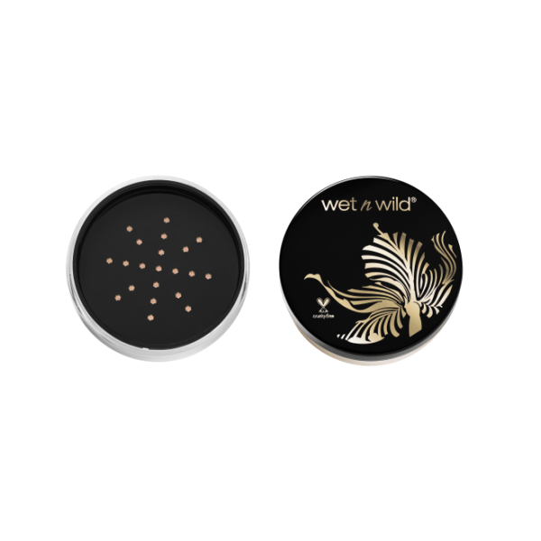 Wet n wild | MegaGlo Loose Highlighting Powder | Product front facing cap off, with no background