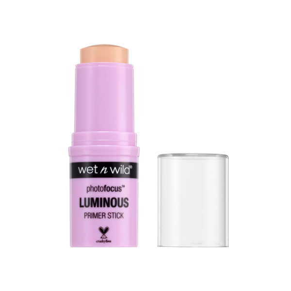 Wet n wild | Photo Focus Luminous Primer Stick - Dew Me A Favor | Product front facing cap off, with no background