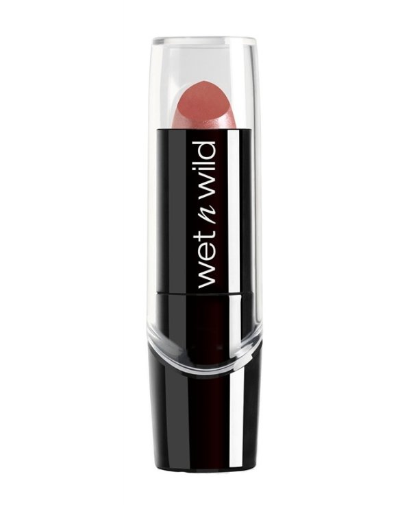 Wet n wild | Silk Finish Lipstick-Dark Pink Frost | Product front facing cap on, with no background