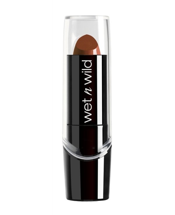 Wet n wild | Silk Finish Lipstick-Mink Brown | Product front facing cap on, with no background